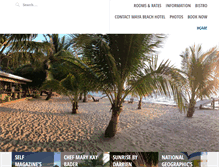 Tablet Screenshot of mayabeachhotel.com